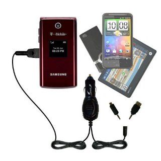 Double Port Micro Gomadic Car / Auto DC Charger suitable for the Samsung SGH T339   Charges up to 2 devices simultaneously with Gomadic TipExchange Technology: Electronics
