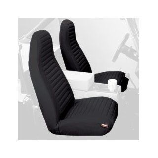 Bestop 29224 15 Black Denim Front High Back Bucket Seat Cover Set for 92 94 Wrangler YJ: Automotive