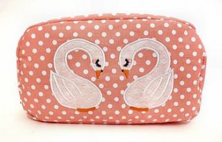 little swans cosmetic bag more designs by kate garey