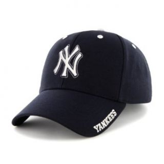 MLB New York Yankees Men's '47 Brand Frost MVP Cap, Navy, One Size  Baseball And Softball Uniform Hats  Clothing