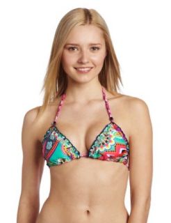 Hobie Women's Dizzy Miss Lizzy Triangle Bra, Rose, Small at  Womens Clothing store