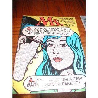 MS. Magazine Back Issue November 1973 CARTOON COMIC Cover HUMOR: Books