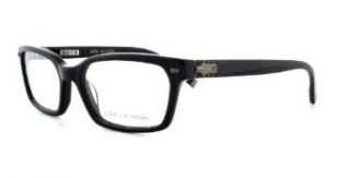 John Varvatos Eyeglasses V345 V/345 Black Optical Frame: Clothing