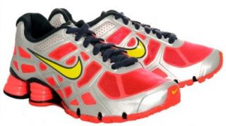 New Nike Shox Turbo + 12 SOLAR RED/METALLIC SILVER/ANTHRACITE/HIGH VOLTAGE 10: Shoes