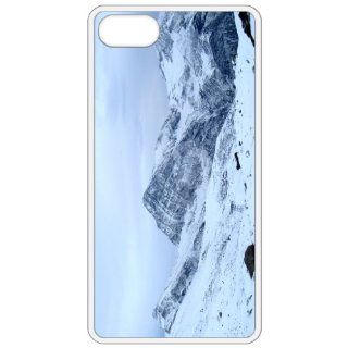 Alp Mountain Peaks Winter Image White Apple Iphone 5 Cell Phone Case   Cover: Cell Phones & Accessories
