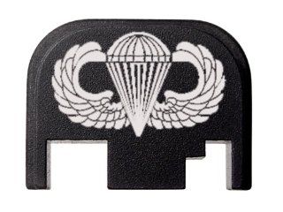 Airborne Death From Above Wings Rear Slide Cover Plate for ALL Glock pistols GEN 1 4 9mm 10mm .357 .40 .45 by NDZ Performance : General Sporting Equipment : Sports & Outdoors