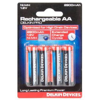Delkin Devices DD/AA 4PK R29 Extended Power Rechargeable AA Batteries : Digital Camera Batteries : Camera & Photo
