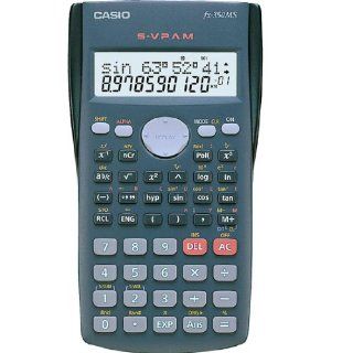 Casio FX 350MS ,Statistics   Fraction calculator , Button type battery / 240 Functions / Dot Matrix / 2 Line Display / 10+2 Digits / Plastic Keys: Everything Else