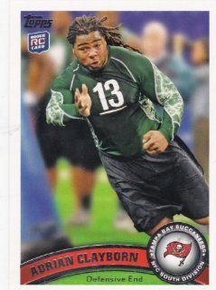 Adrian Clayborn 2011 Topps #362: Sports Collectibles