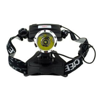 Alldaymall Outdoor Waterproof Cree XM L T6 1000lm 3 Mode White Light LED Headlight Camping Hiking Hunting Cycling Headlamp: Sports & Outdoors