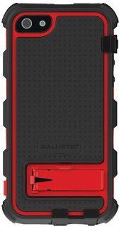 Ballistic HC0956 M355 Hard Case for iPhone 5   1 Pack   Retail Packaging   Black/Red Cell Phones & Accessories