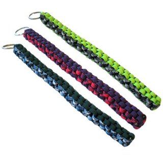 550 Paracord Keychain/Lanyard   Square Style (4"") : Tactical Paracords : Sports & Outdoors