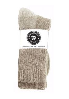 4pairs Heather Brown Mens Merino Wool Blend Boot Socks for the Outdoors : Athletic Socks : Sports & Outdoors