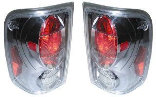 2001 2005 Ford Ranger Tail Lights (Helmet Gun Metal) 1 Pair(Driver and Passenger Sides) (2002 2003 2004): Automotive