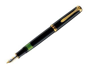 Pelikan Fountain Pen Souvern M 600   Black   Nib: M : Office Products