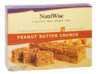 NutriWise   Peanut Butter Crunch Diet Protein Bars (7 bars): Health & Personal Care