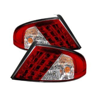 Dodge Stratus 2001 2002 2003 2004 2005 2006 4DR LED Tail Lights   Red Clear Automotive