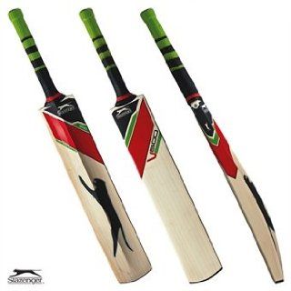 Slazenger V600 Elite English Willow Cricket Bat, Full Size SH, Medium Weight : Sports & Outdoors