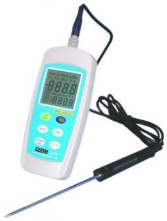 Reed C 370 RTD Digital Thermometer with Platinum Resistor Probe,  100 to 500 Degrees C,  148 to 572 Degrees F, Accuracy of + or   0.1% of Reading Plus 0.4 Degrees C: Science Lab Digital Thermometers: Industrial & Scientific
