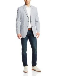 Tommy Hilfiger Men's Ethan Seersucker Two Button Side Vent Sport Coat at  Mens Clothing store