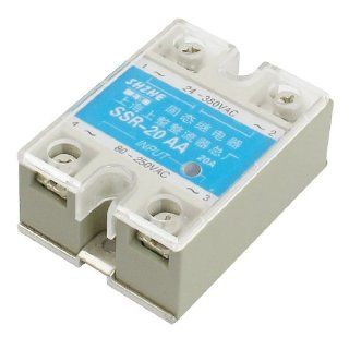 Amico SSR 20AA AC to AC Covered Solid State Module Relay AC 80 250V AC 24 380V: Automotive