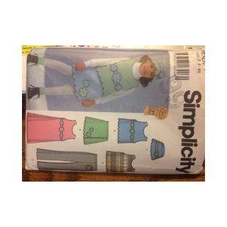 Simplicity 5804 Sewing Pattern for Little Girls Fleece Pullover Jumper or Vest, Skirt, Pants, & Hat Sizes 2 3 4 5 6 6x Simplicity Books