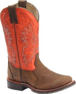 Women's 11 inch Double H ICE Ropers, BURNT ORANGE, 9: Shoes