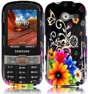 For Samsung Array Montage M390 Hard Design Cover Case Chromatic Flower Accessory: Cell Phones & Accessories