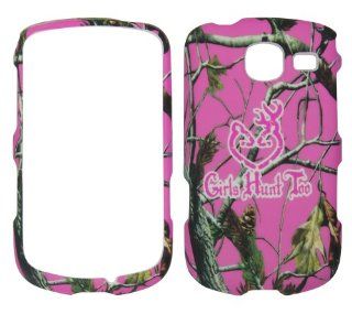 Samsung Freeform 4 SCH R390 R390X R390C (US Cellular) Comment 2 Case Cover Phone Snap on Accessory Cases Protector Faceplates PINK REAL TREE GIRLS HUNTER: Cell Phones & Accessories