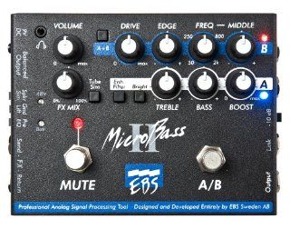EBS MicroBass Two Channel Pro Bass Pre Amp: Musical Instruments