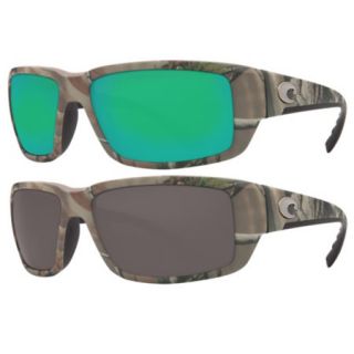 Costa Del Mar Fantail Sunglasses   Realtree AP Camo Frame/Green Mirror 400G Lens 728617