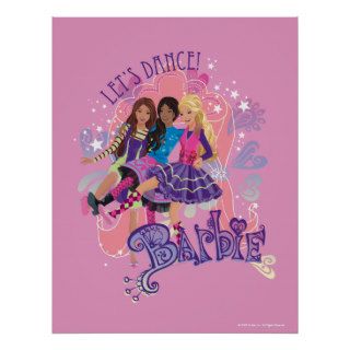 Lets Dance Barbie And Friends Poster