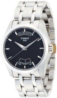 Tissot T Trend Couturier Automatic Movement Black Dial Men's watch #T035.407.11.051.00 at  Men's Watch store.