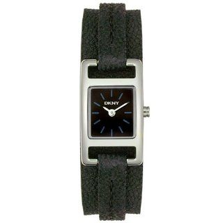 DKNY Women's 3391 Black Leather Watch Watches