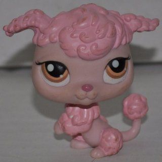 Poodle #402 (Pink) Littlest Pet Shop (Retired) Collector Toy   LPS Collectible Replacement Single Figure   Loose (OOP Out of Package & Print): Everything Else
