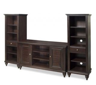 Bermuda Espresso 3 Piece Entertainment Center —