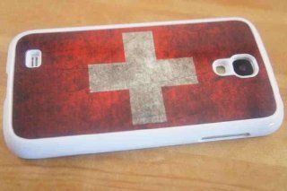 SAMSUNG GALAXY S4 i9500/i9505 Vintage Switzerland Swiss Flag Design Case Back Cover Hard Plastic And Metal: Cell Phones & Accessories