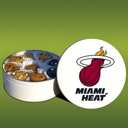 Mrs. Fields Miami Heat 48 Nibbler Cookies Tin