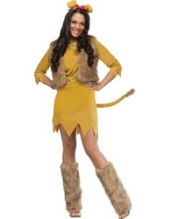Lion Adult Costume 10 14 Halloween Costume: Clothing