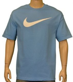 Nike Men's Loose Fit Big Swoosh Light Blue Small : Fashion T Shirts : Sports & Outdoors