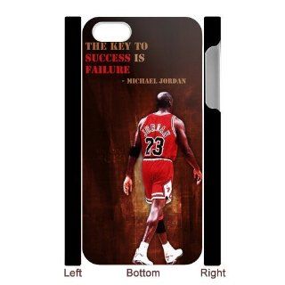 Custom Michael Jordan Cover Case for iPhone 5 5S IP 10984 Cell Phones & Accessories