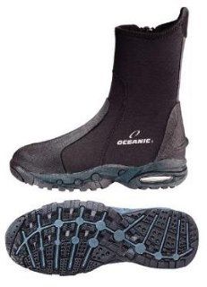 New Oceanic Neo Classic 5.0mm Heavy Duty Molded Sole Zipper Boots for Scuba Diving & Watersports (Size 15) : Surfing Booties : Sports & Outdoors