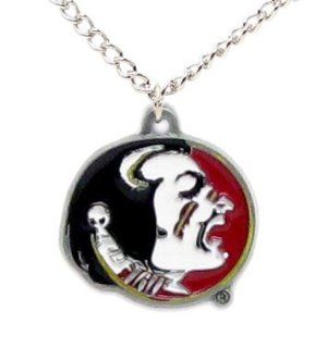 Florida State Seminoles Logo Pendant Chain Necklace   NCAA College Athletics Fan Shop Sports Team Merchandise : Sports & Outdoors