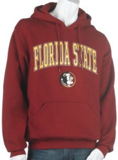 NCAA Florida State Hoodie With Arch and Mascot, XX Large, Cardinal : Athletic Sweatshirts : Clothing