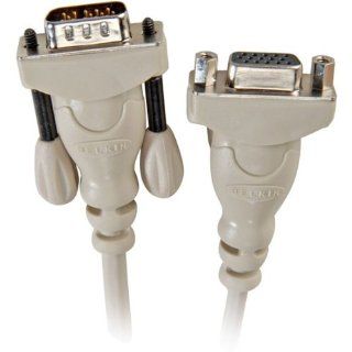 Belkin 6' Hddb 15 Vga Male To Female Monitor Extension Cable (f2n025 06)  : Computers & Accessories