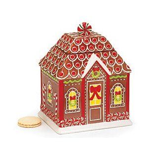 Adorable Gingerbread House Cookie Jar For Christmas/Holiday Decor: Kitchen & Dining
