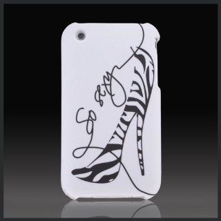 Hard Plastic Snap on Cover Fits Apple iPhone 3G 3GS So Sexy Zebra High Heel Fashion AT&T (does NOT fit Apple iPhone or iPhone 4/4S or iPhone 5/5S/5C): Cell Phones & Accessories