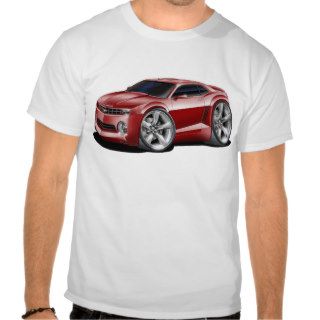 2010 11 Camaro Maroon Car Tshirt