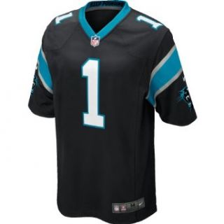 Men's Nike NFL Cam Newton Home Game Replica Carolina Panthers Jersey Size Small: Clothing