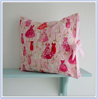 glamour mannequins tied cushion cover by lilly*blossom